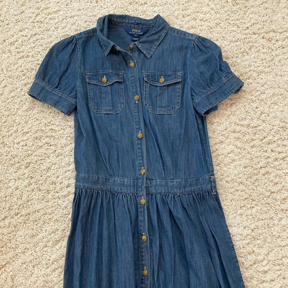 Polo Girls Denim Dress
